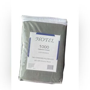 1000 Thread Count Gray Pillowcases